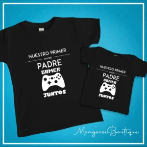 Combo Bebé "Primer Día del Padre Gamer"