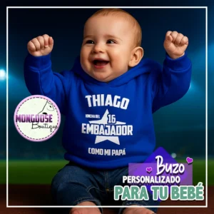 Buzo Bebé "Hincha del Embajador"
