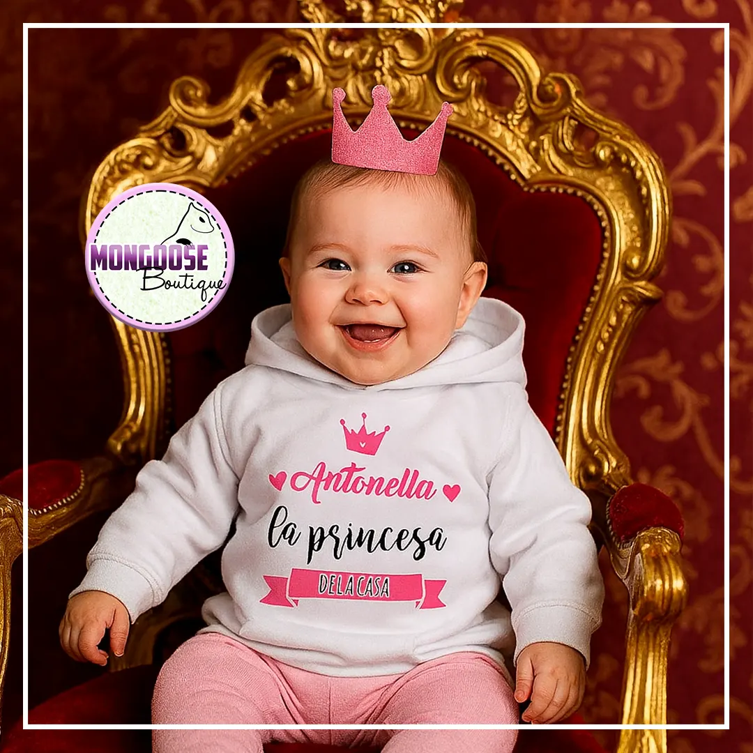 Buzo Bebé «Princesa de la Casa» – Mongoose Boutique