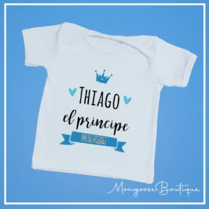 Camiseta Bebé "Principe de la casa"