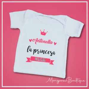 Camiseta Bebé "Princesa de la casa"